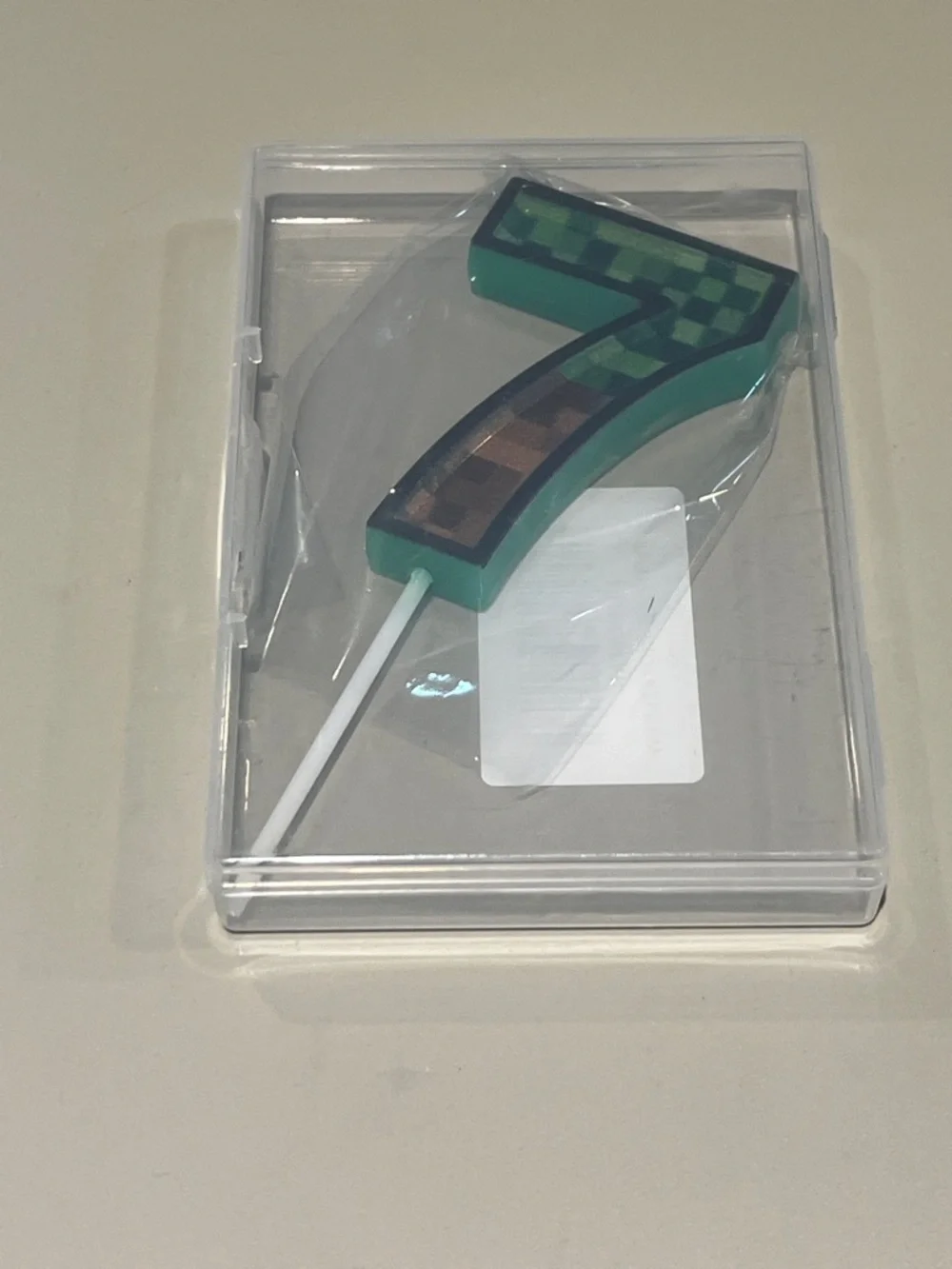 Minecraft candle Number 7 Candle new
